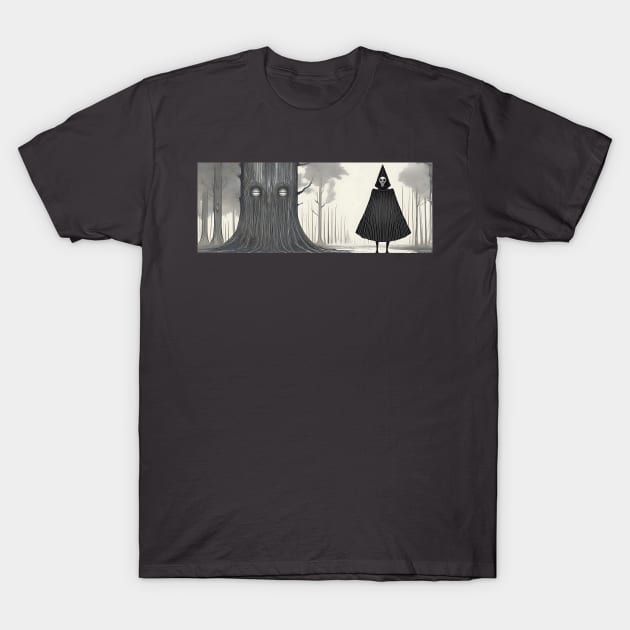 In The Woods With Friends T-Shirt by JonHale